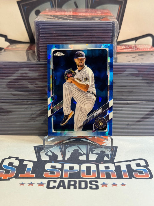 2021 Topps Chrome Update Sapphire Adrian Houser #US55