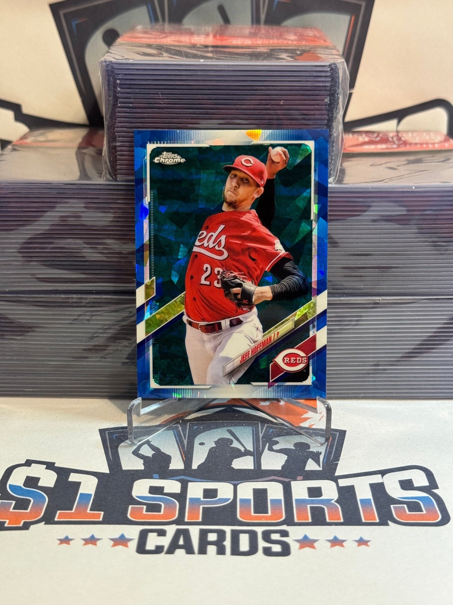 2021 Topps Chrome Update Sapphire Jeff Hoffman #US189