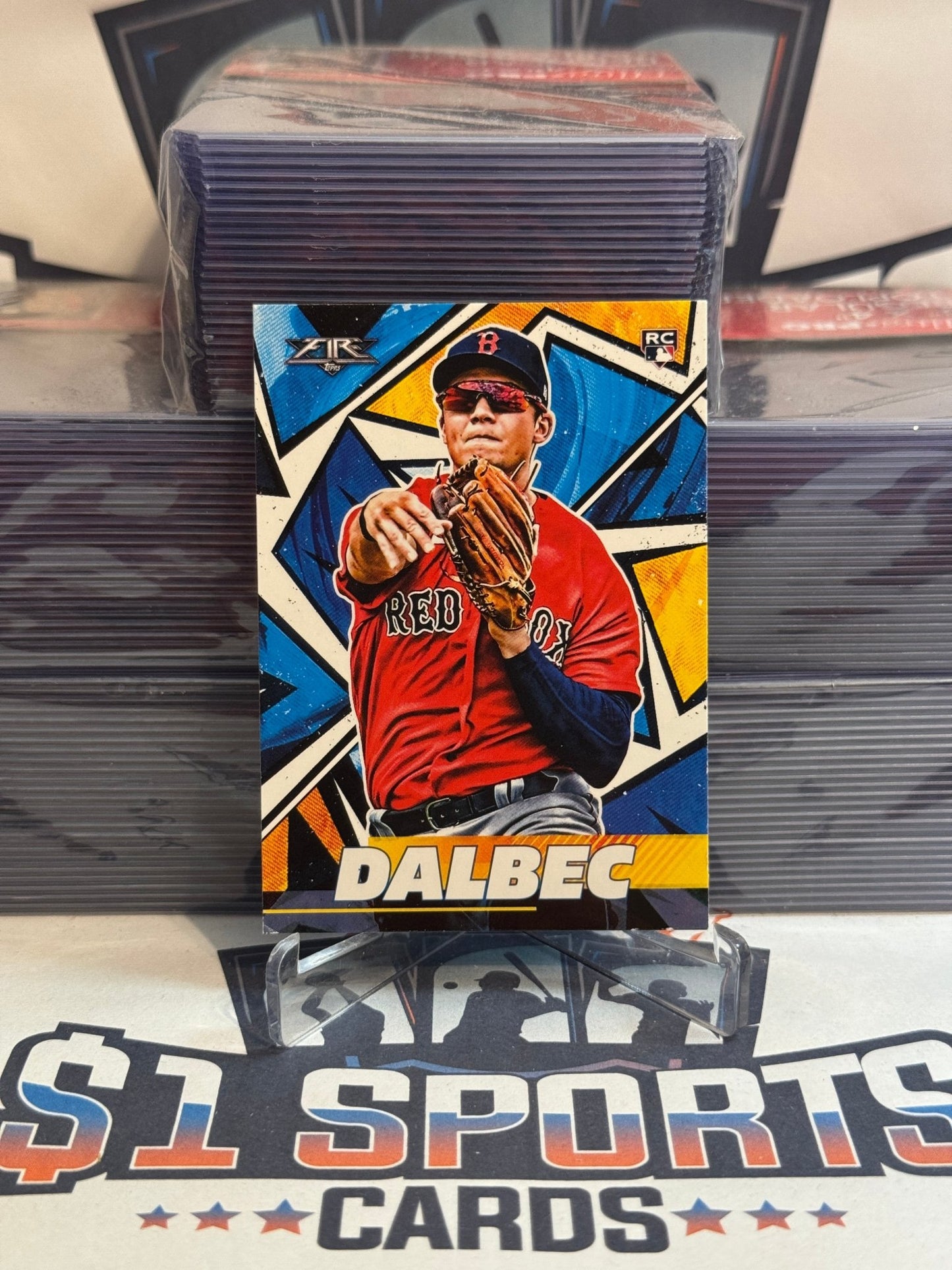 2021 Topps Fire Bobby Dalbec Rookie #20