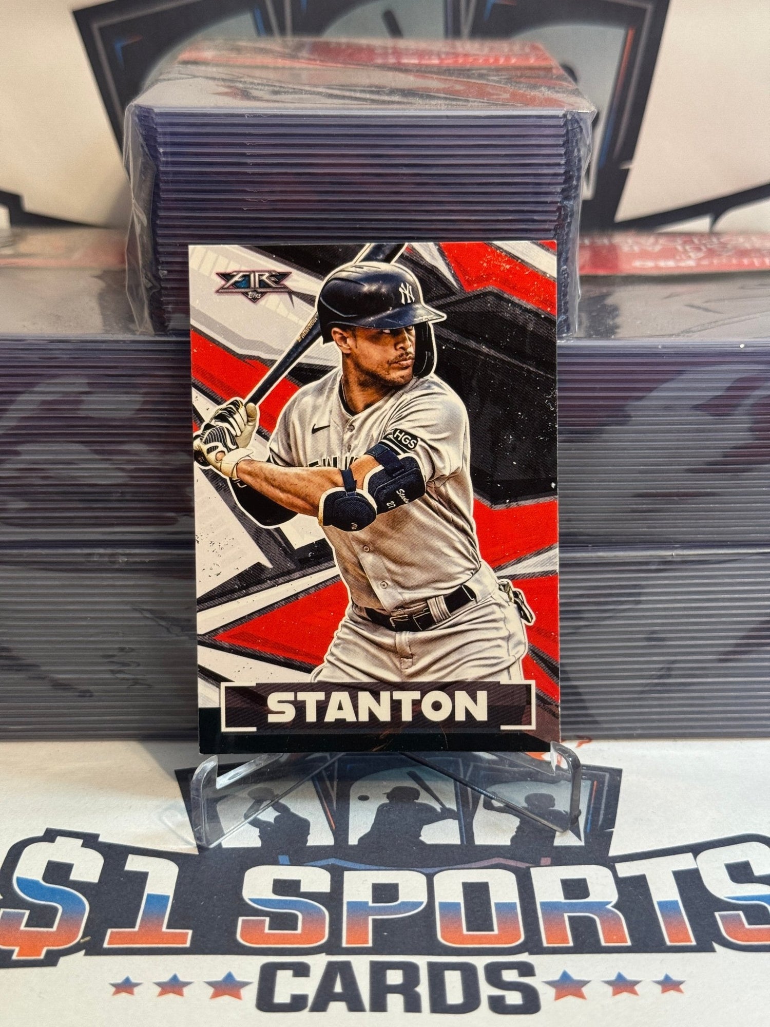 2021 Topps Fire Giancarlo Stanton #168