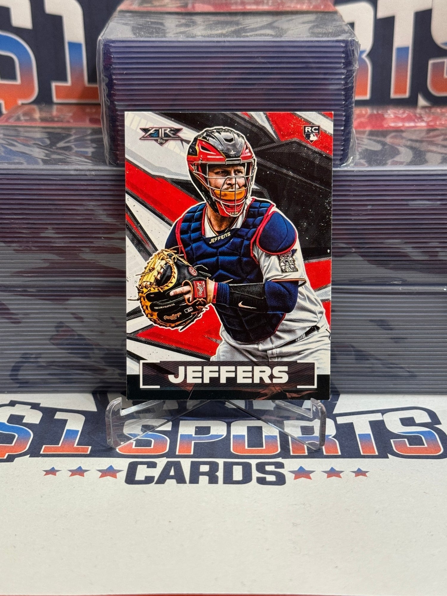 2021 Topps Fire Ryan Jeffers Rookie #69