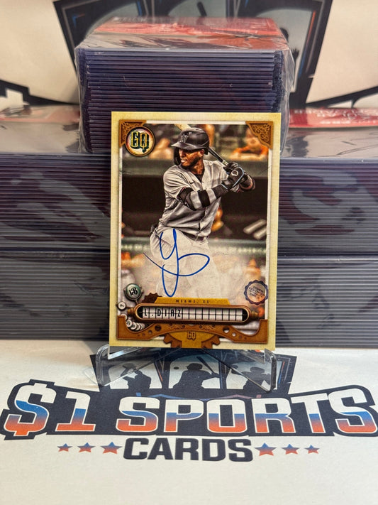 2021 Topps Gypsy Queen (Auto) Lewin Diaz Rookie #GQA - LD