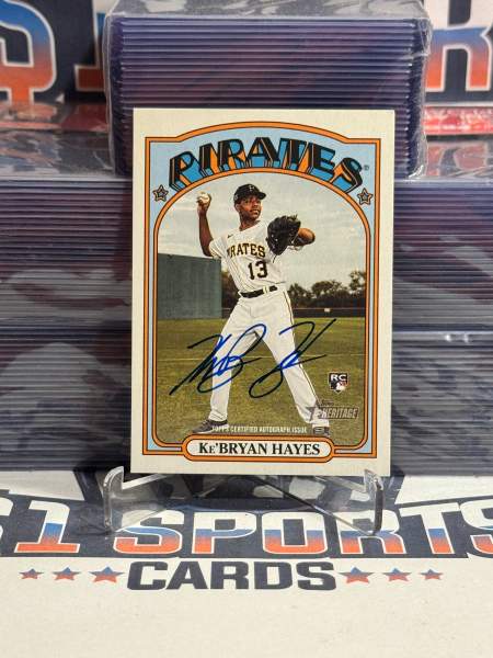 2021 Topps Heritage (Auto) Ke'Bryan Hayes Rookie ROA-HBK