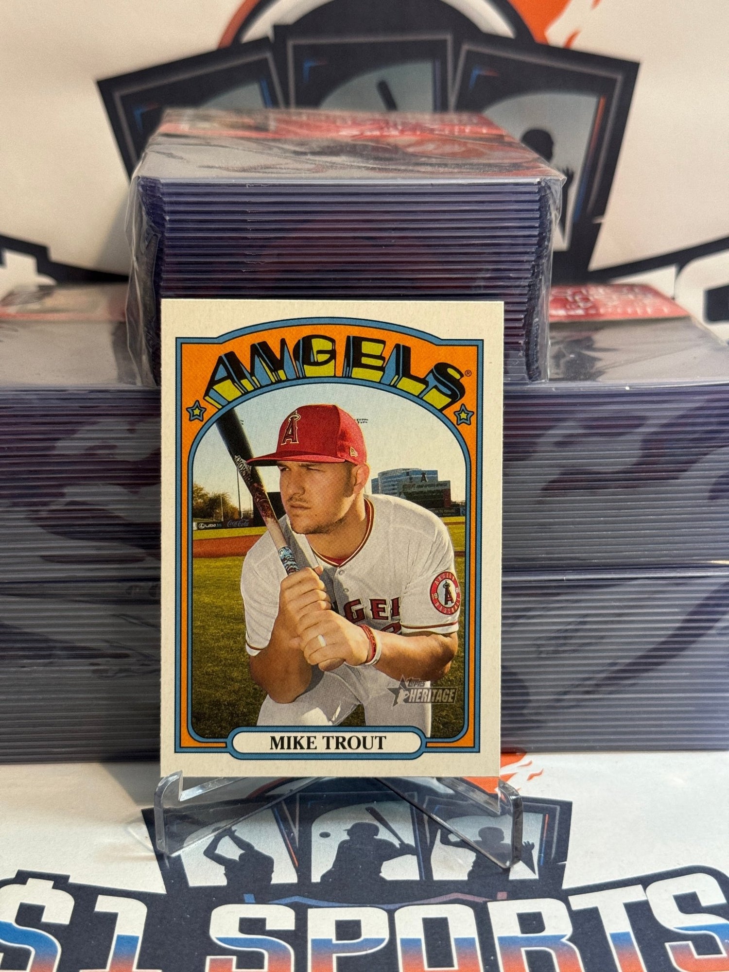 2021 Topps Heritage Mike Trout #169