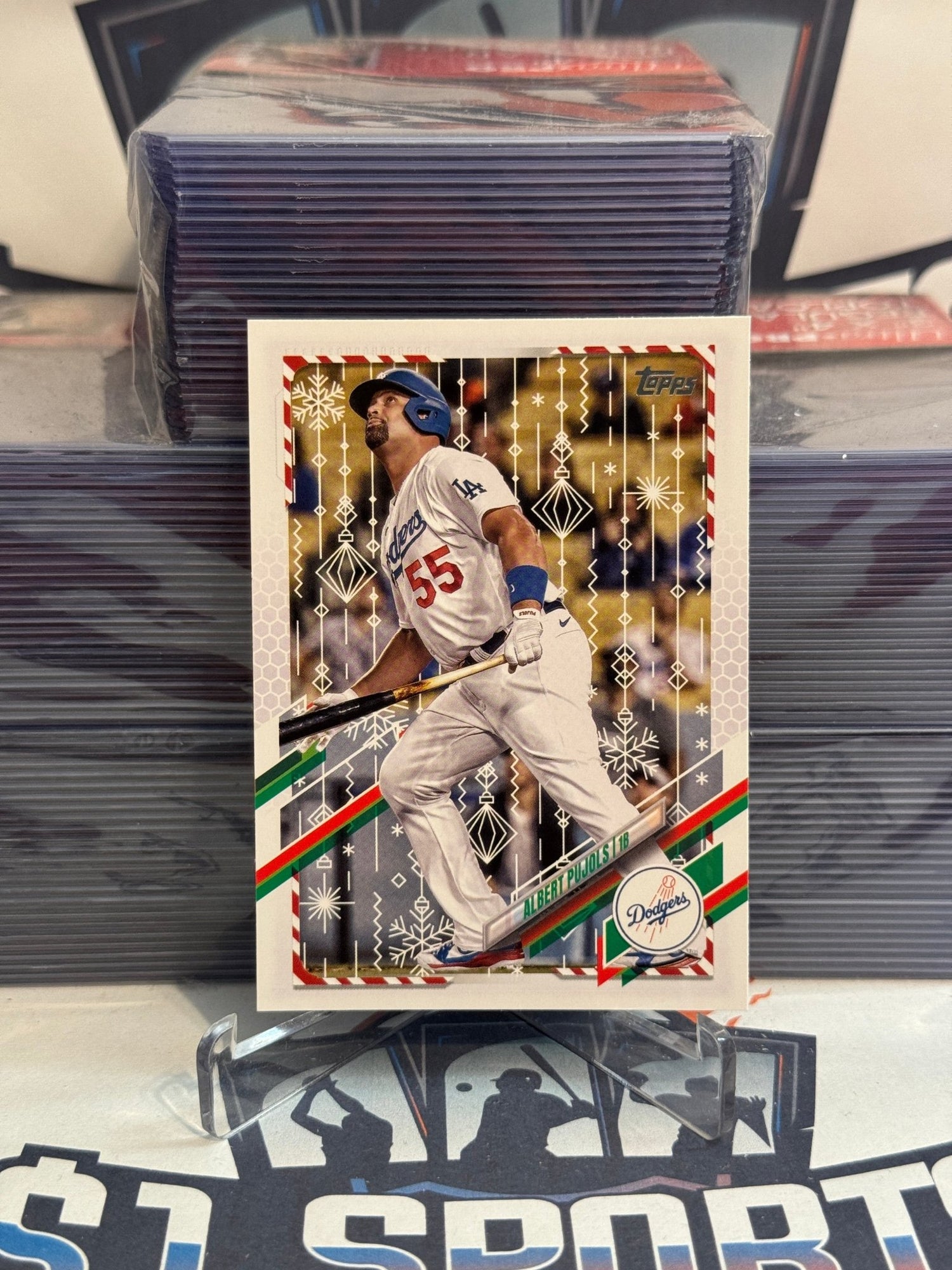 2021 Topps Holiday Albert Pujols #HW176