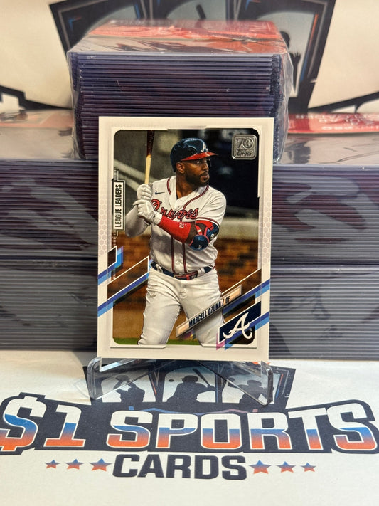 2021 Topps (NL Home Run Leader) Marcell Ozuna #312