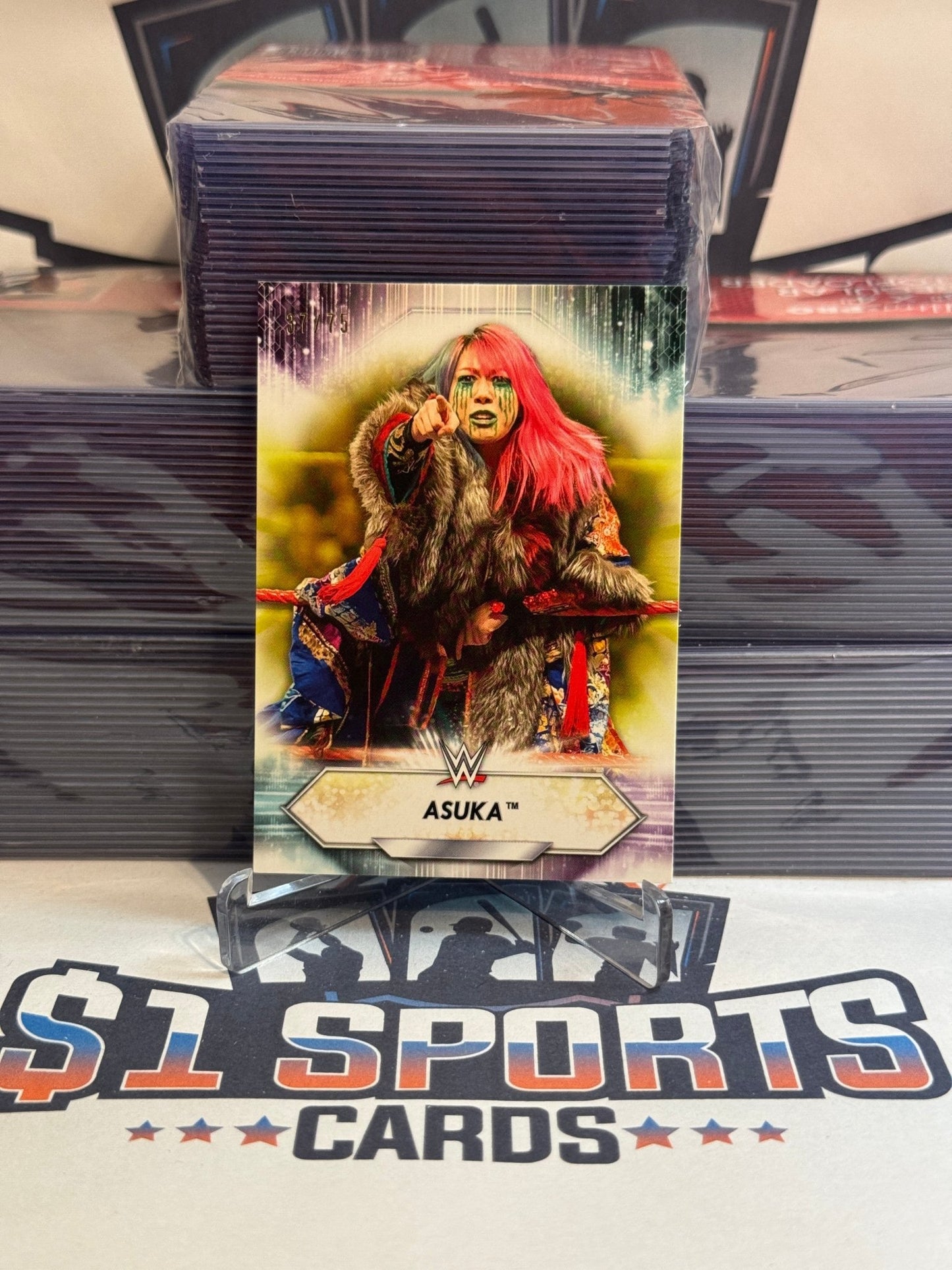 2021 Topps WWE (Critine 37/75) Asuka #99