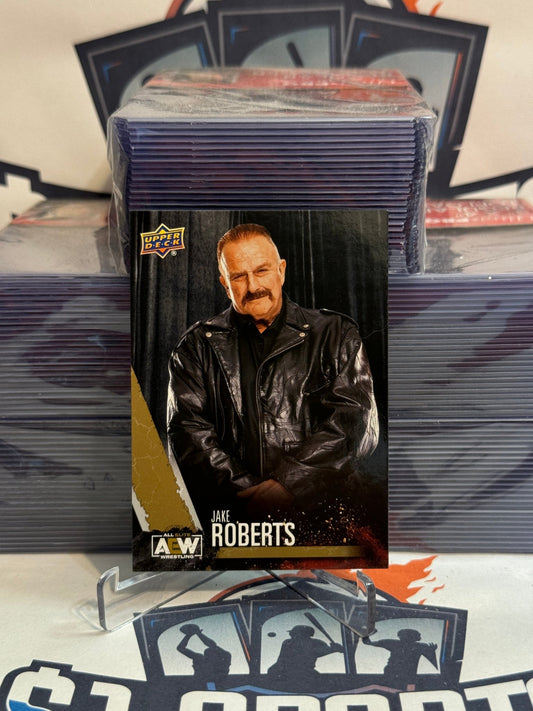 2021 Upper Deck AEW (Gold) Jake "The Snake" Roberts #73