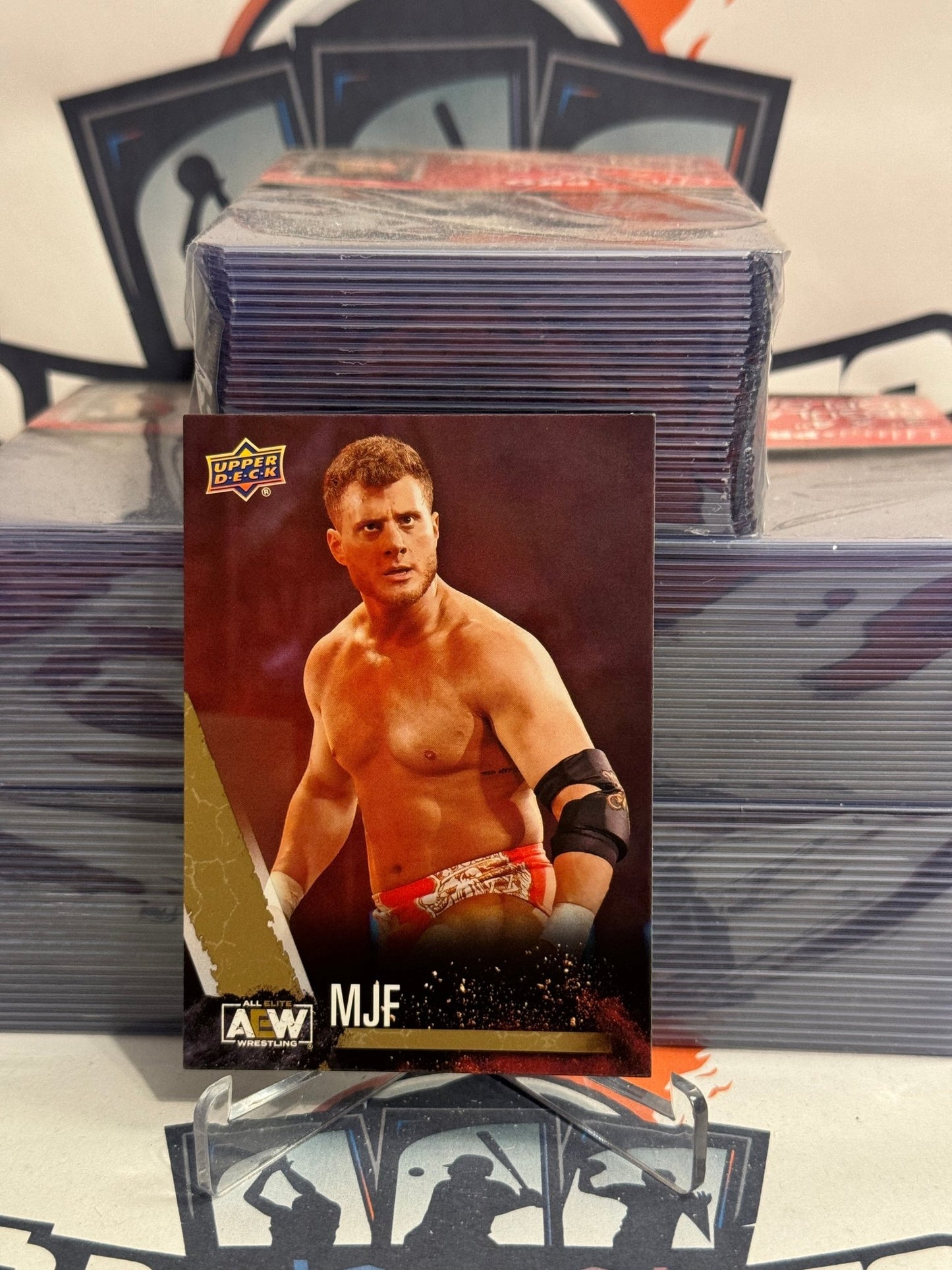 2021 Upper Deck AEW (Gold) MJF Rookie #51