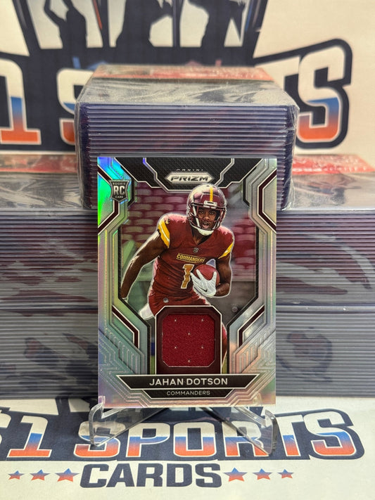 20212Panini Prizm (Silver Prizm, Rookie Gear Relic) Jahan Dotson #RG - JD