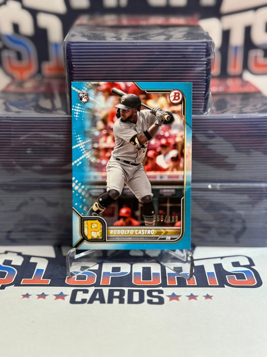 2022 Bowman (Blue 256/499) Rodolfo Castro Rookie #9