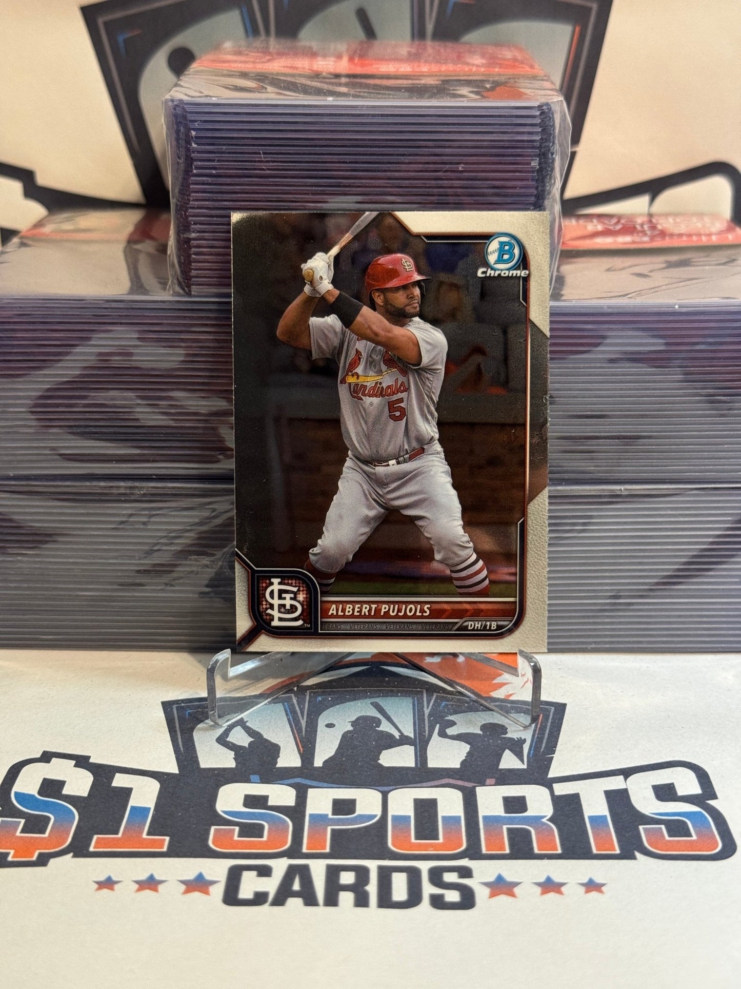 2022 Bowman Chrome Albert Pujols #28