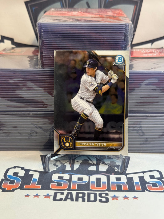 2022 Bowman Chrome Christian Yelich #31