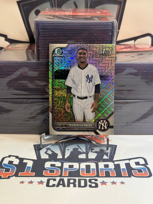 2022 Bowman Chrome Prospects (Mega Refractor, 1st Bowman) Roderick Arias #BCP - 153