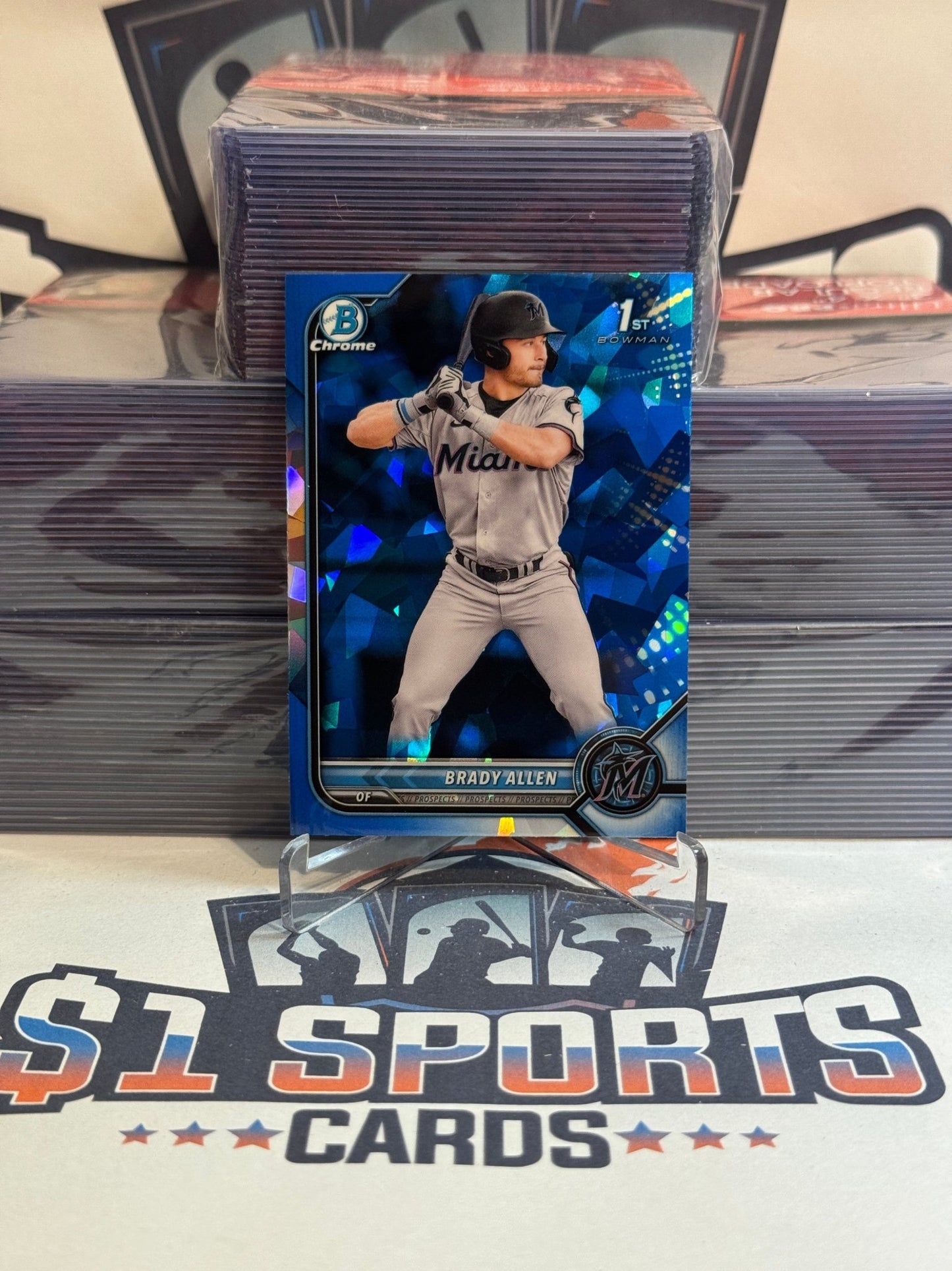 2022 Bowman Chrome Prospects Sapphire (1st Bowman) Brady Allen #BCP - 36