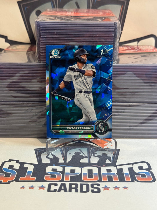 2022 Bowman Chrome Prospects Sapphire (1st Bowman) Victor Labrada #BCP - 150