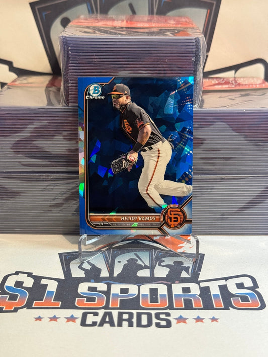2022 Bowman Chrome Prospects Sapphire Heliot Ramos #BCP - 35