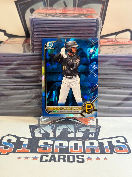 2022 Bowman Chrome Prospects Sapphire Liover Peguero #BCP - 34