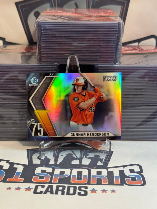2022 Bowman Chrome (Top 100) Gunnar Henderson #BTP - 75