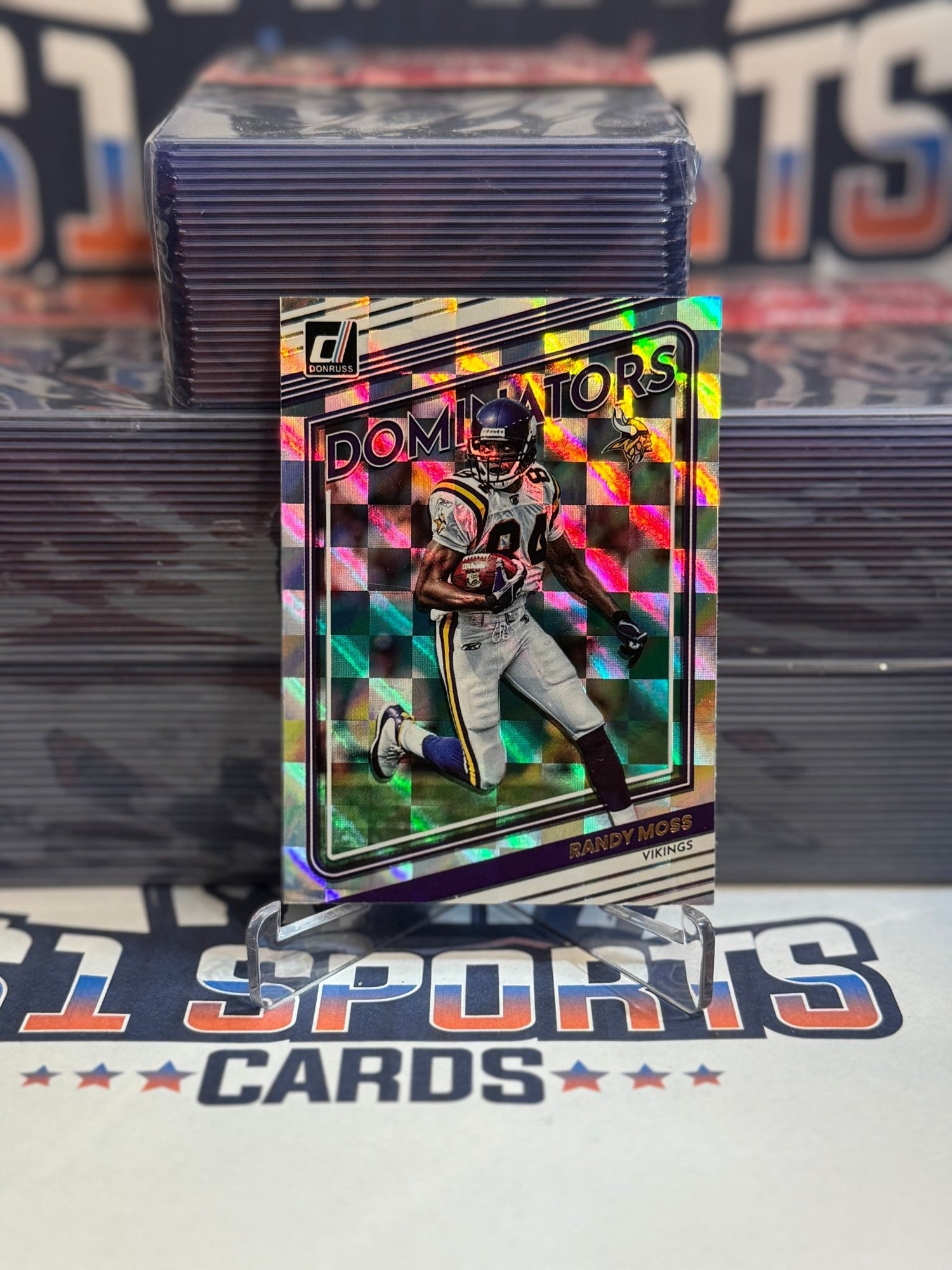 2022 Donruss (Dominators) Randy Moss #D39