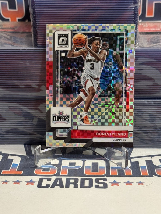 2022 Donruss Optic (Checkerboard SP Prizm) Bones Hyland 21