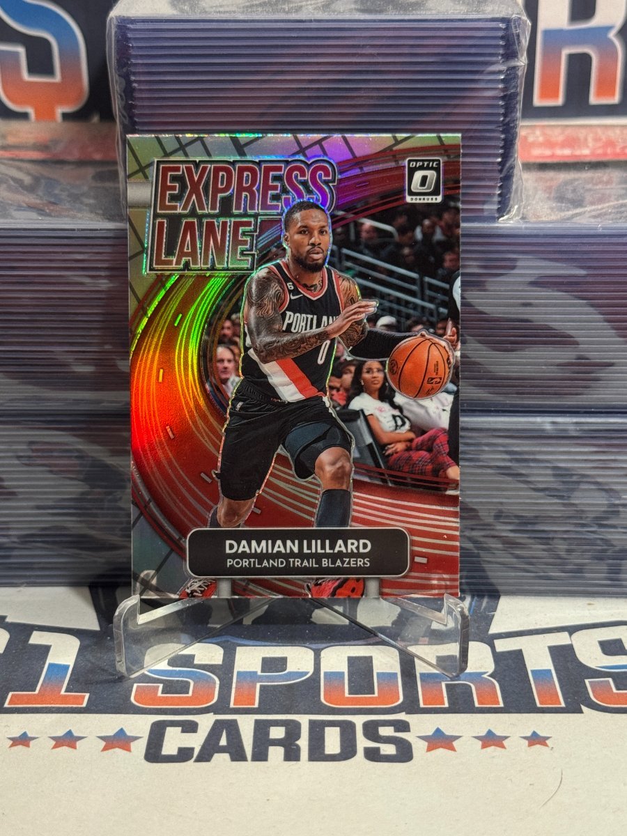 2022 Donruss Optic (Holo Prizm, Express Lane) Damian Lillard 12