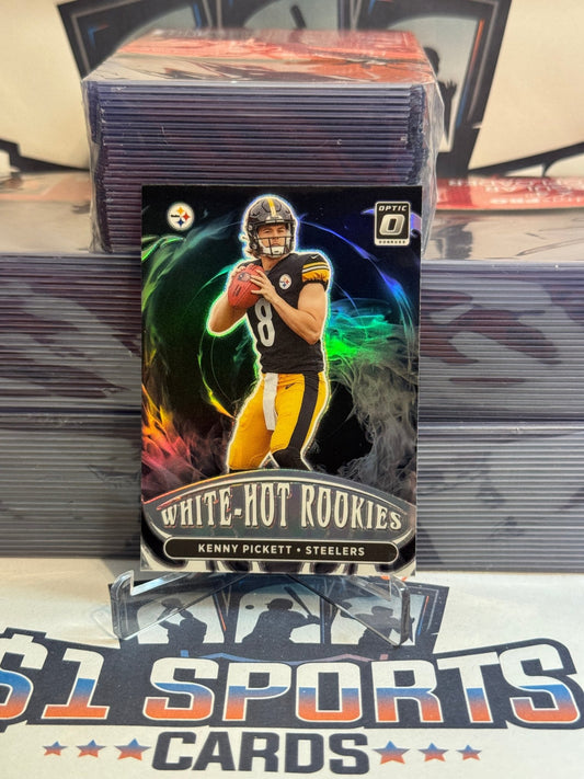 2022 Donruss Optic (Holo Prizm, White - Hot Rookies) Kenny Pickett #WHR - 1