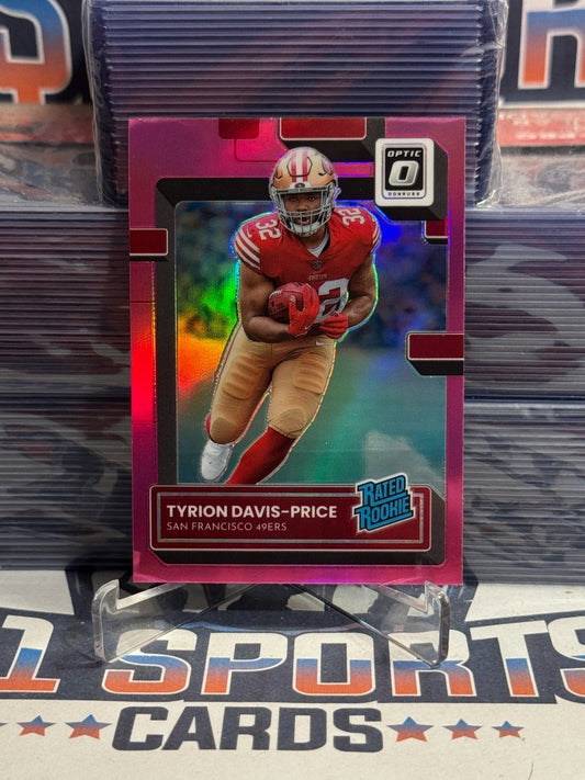 2022 Donruss Optic (Pink Prizm, Rated Rookie) Tyrion Davis - Price 226