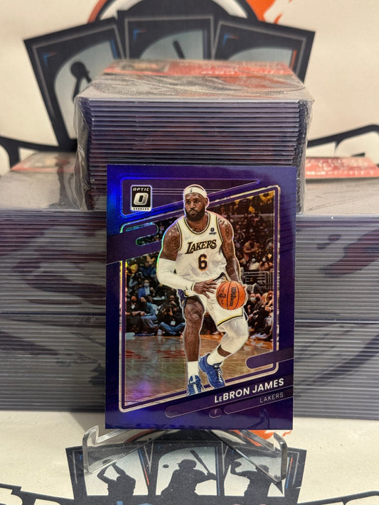 2022 Donruss Optic (Purple Prizm) LeBron James #41