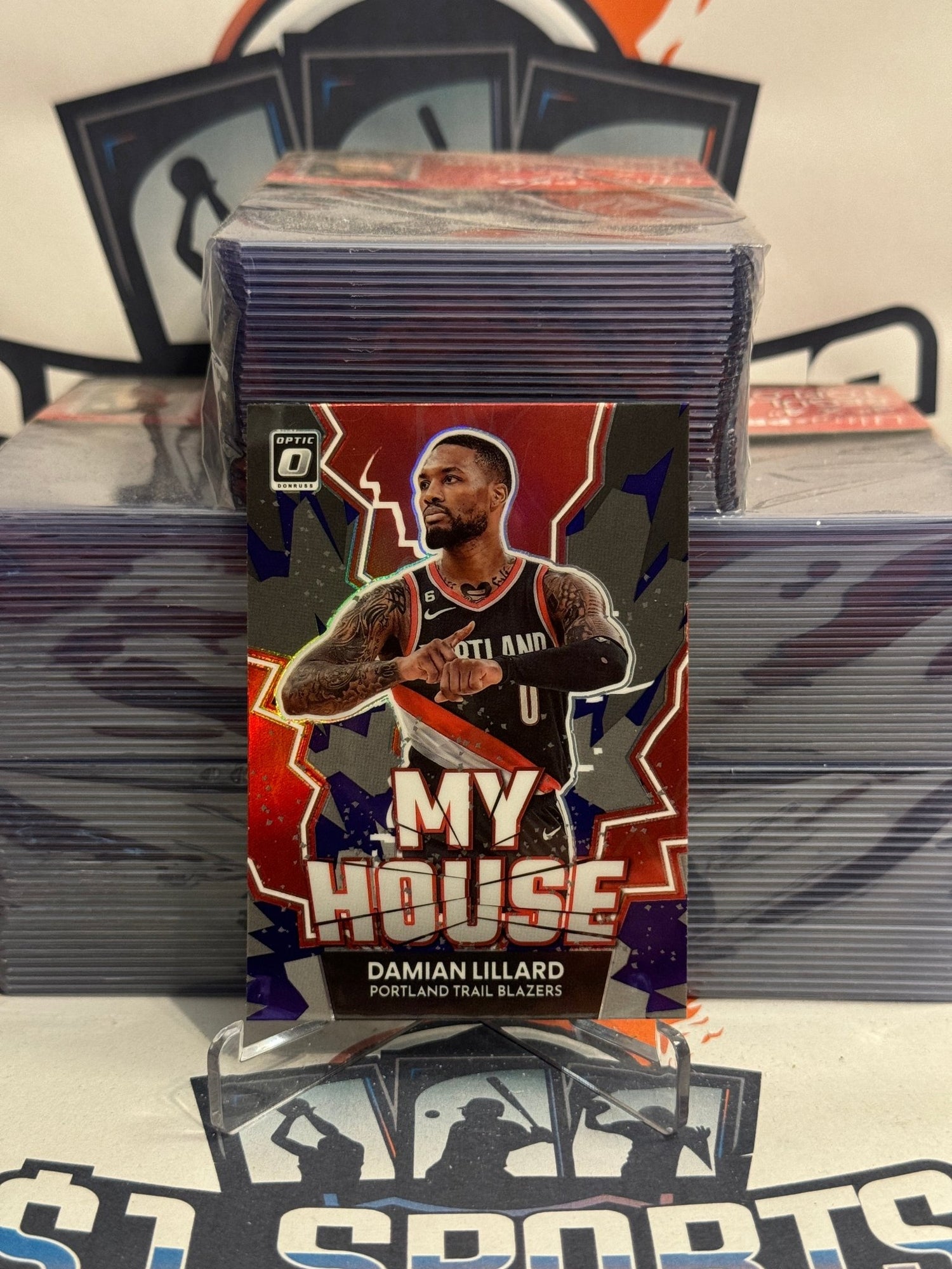 2022 Donruss Optic (Purple Prizm, My House) Damian Lillard #2