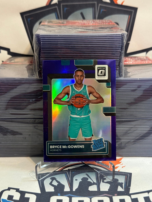 2022 Donruss Optic (Purple Prizm, Rated Rookie) Bryce McGowens #239