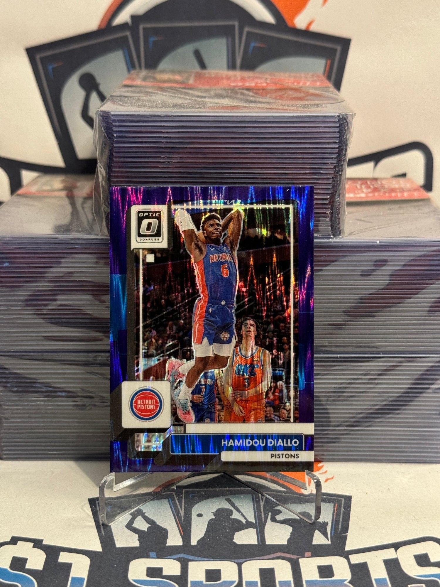 2022 Donruss Optic (Purple Shock Prizm) Hamidou Diallo #97