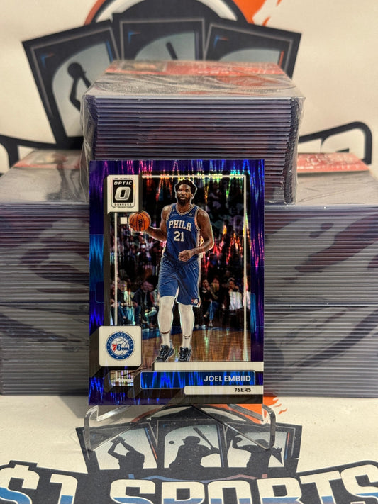 2022 Donruss Optic (Purple Shock Prizm) Joel Embiid #27