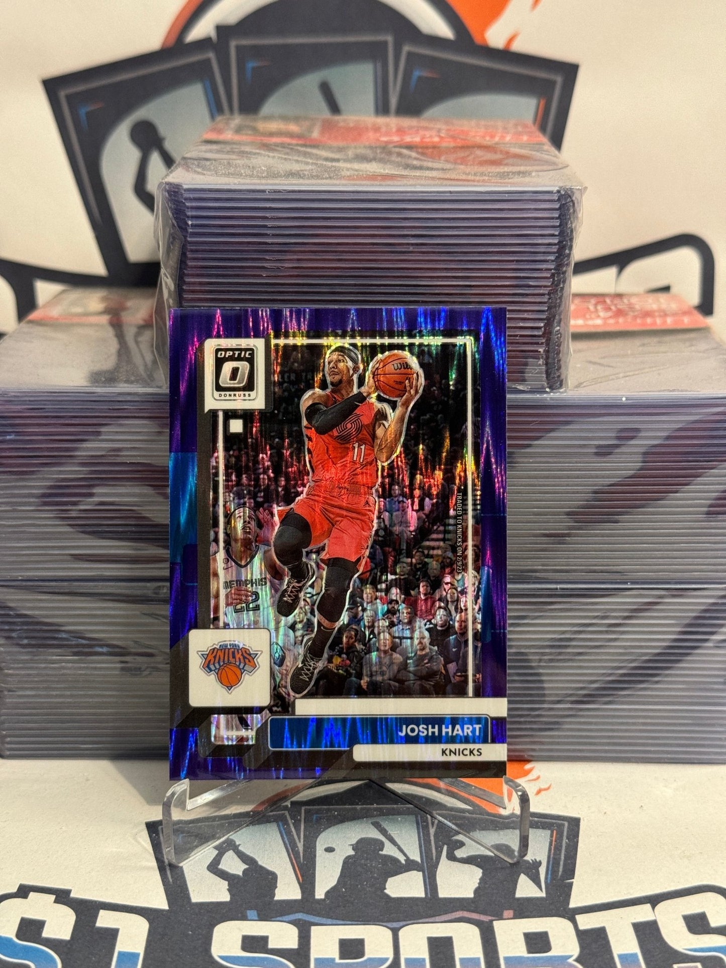 2022 Donruss Optic (Purple Shock Prizm) Josh Hart #55