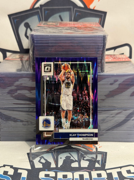 2022 Donruss Optic (Purple Shock Prizm) Klay Thompson #71