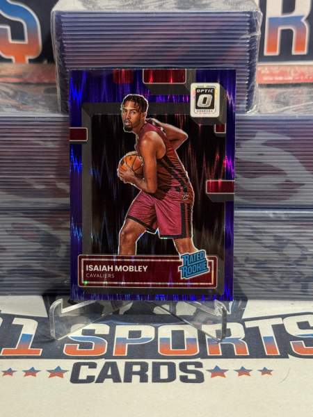 2022 Donruss Optic (Purple Shock Prizm, Rated Rookie) Isaiah Mobley 237