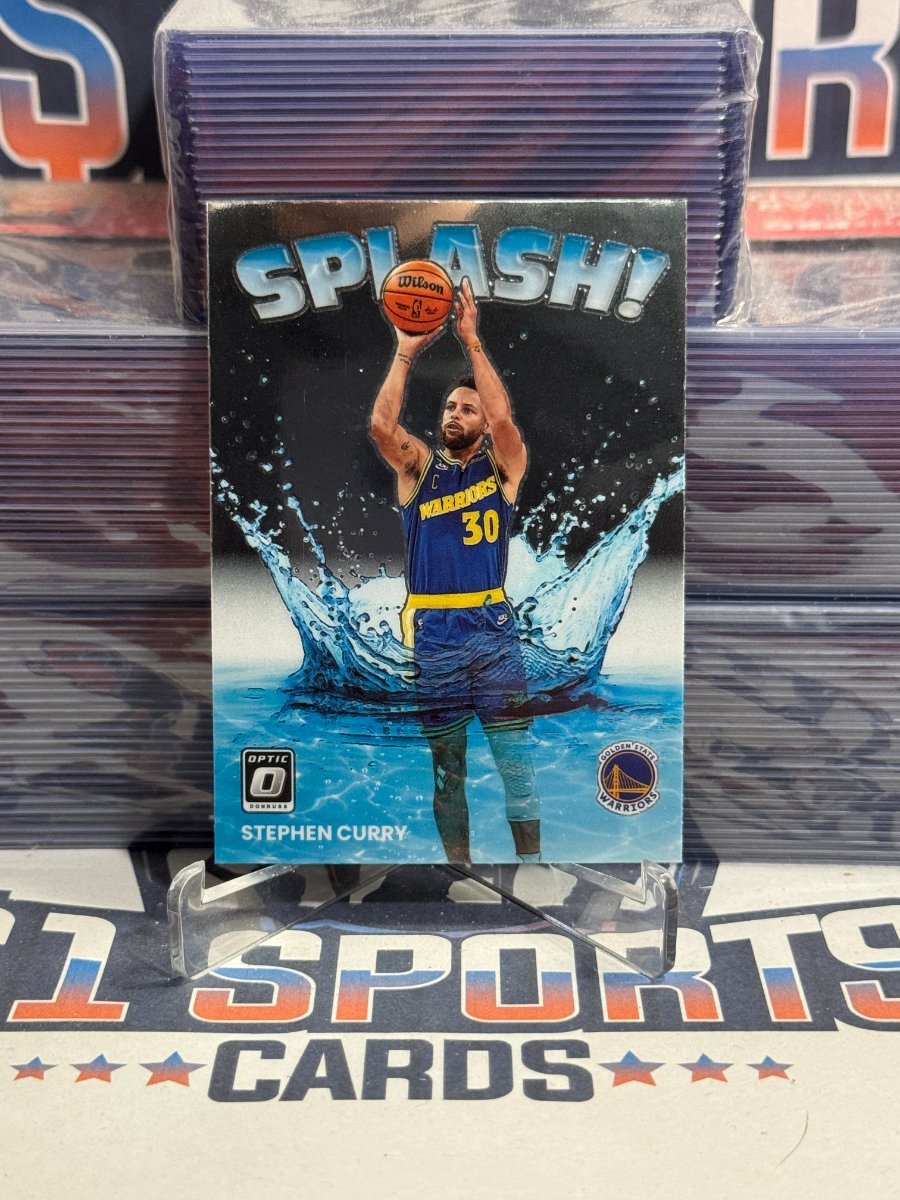 2022 Donruss Optic (Splash!) Stephen Curry 10