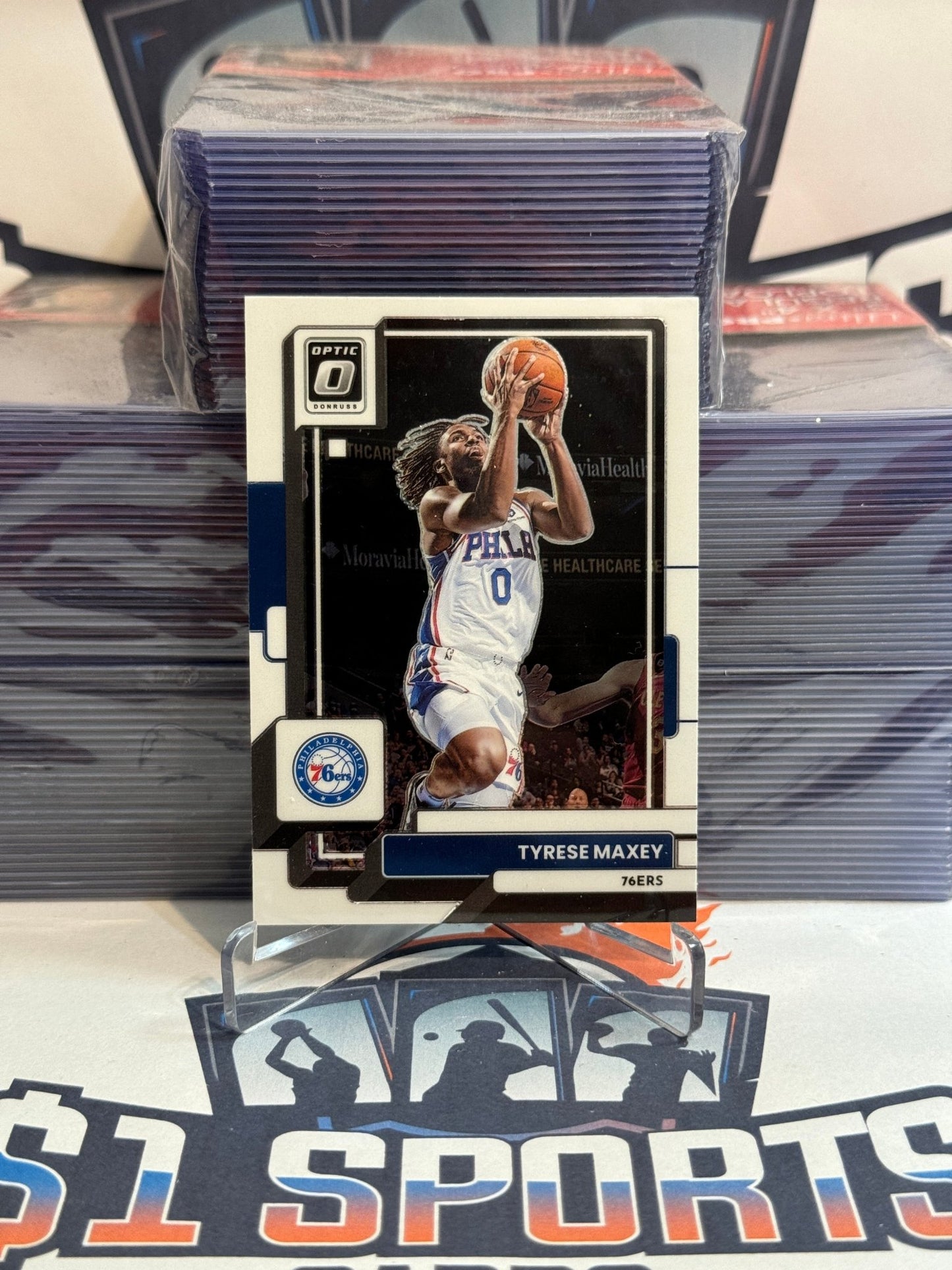 2022 Donruss Optic Tyrese Maxey #26