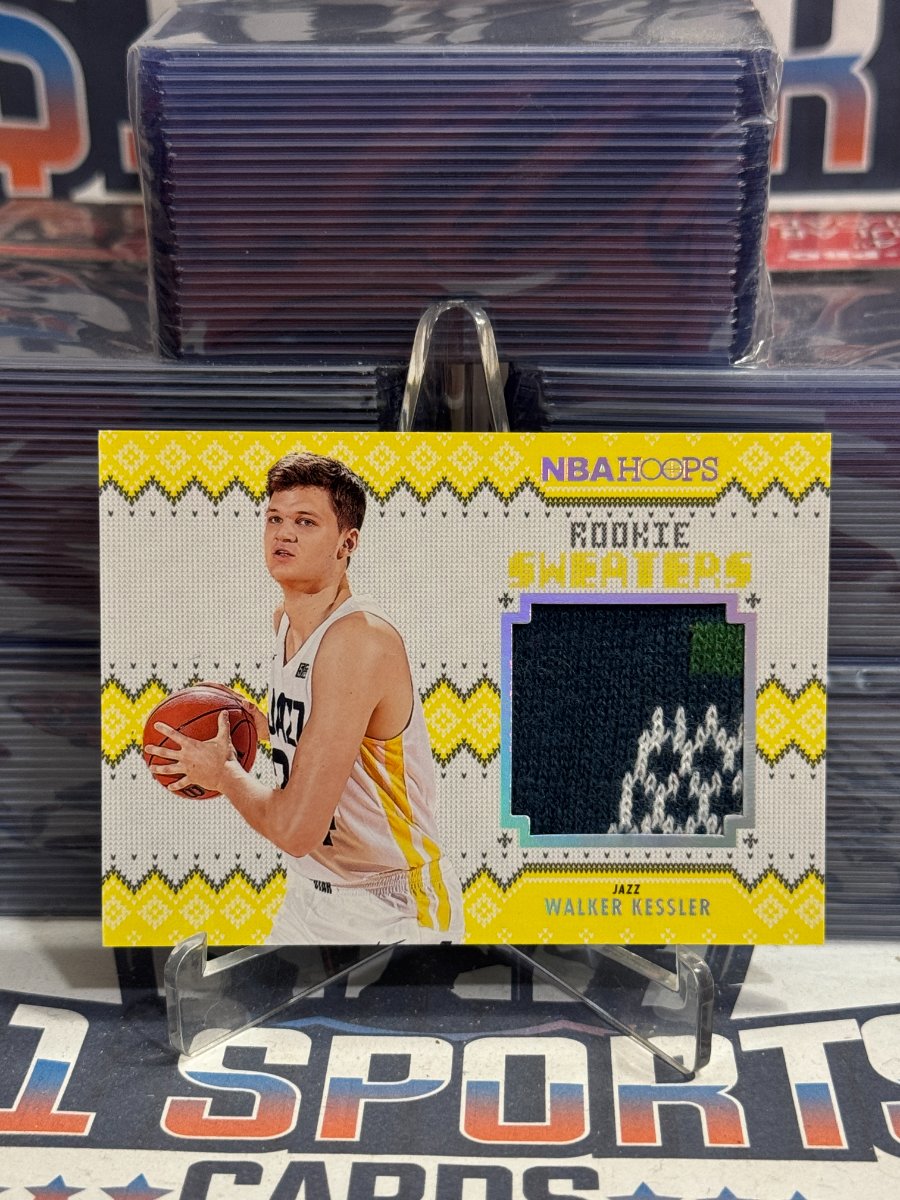 2022 NBA Hoops (Rookie Sweaters Relic) Walker Kessler Rookie #RS-WK