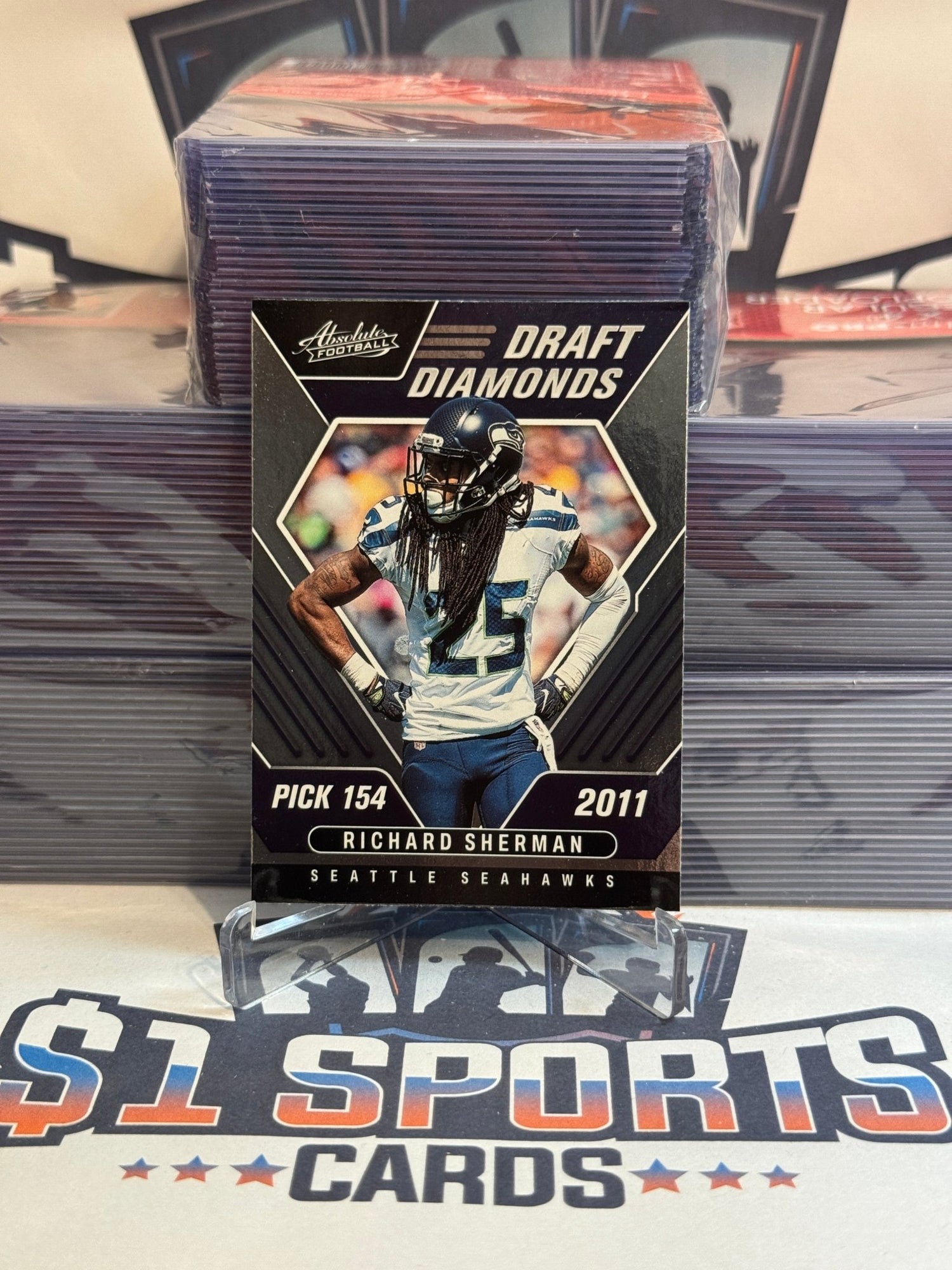 2022 Panini Absolute (Draft Diamonds) Richard Sherman #DD - 12