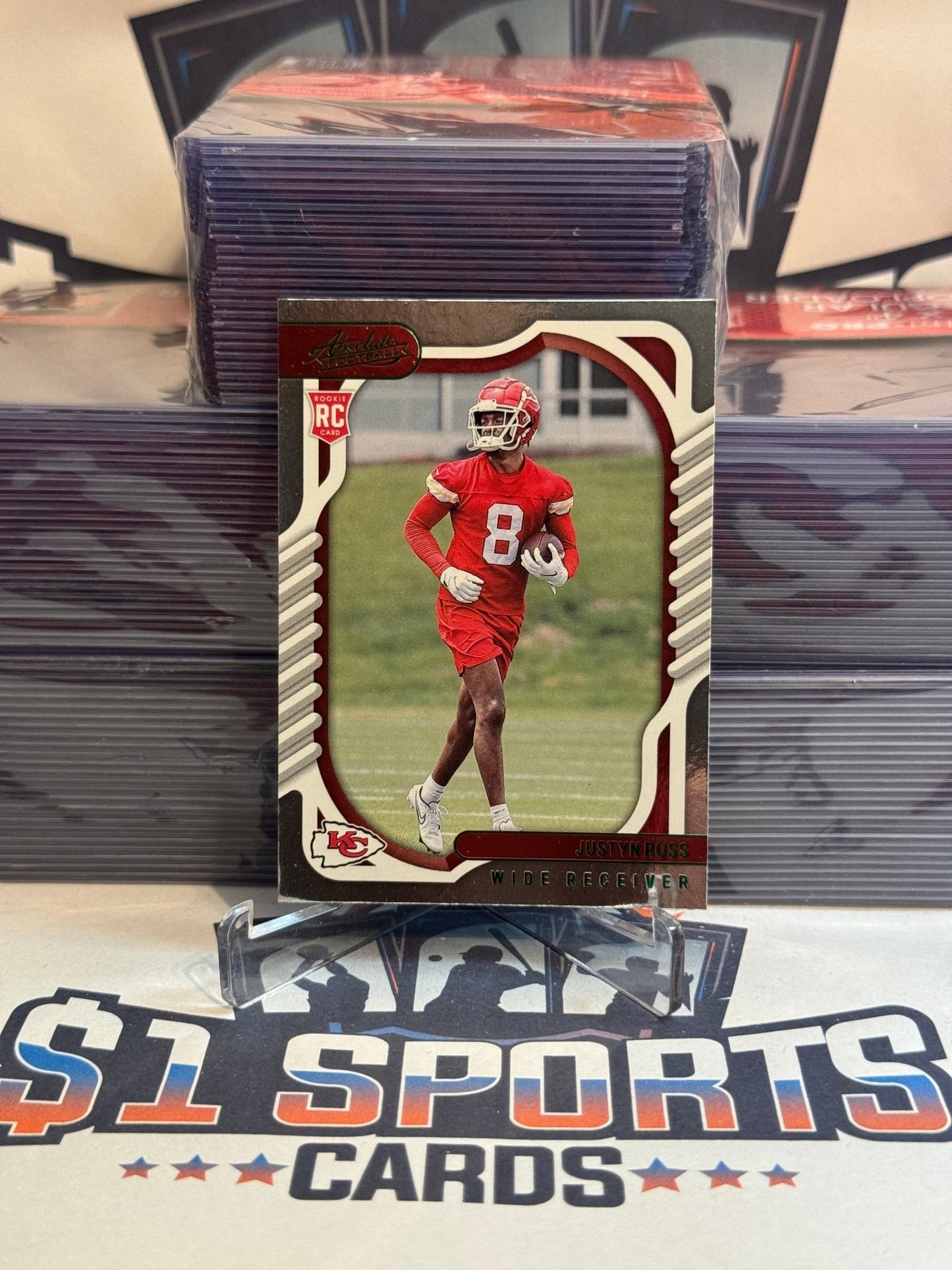 2022 Panini Absolute (Green) Justyn Ross Rookie #174