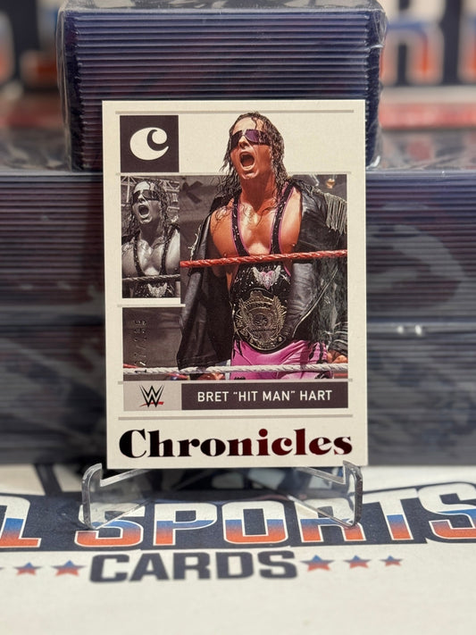 2022 Panini Chronicles WWE (Red 227/199) Bret "Hit Man" Hart 63