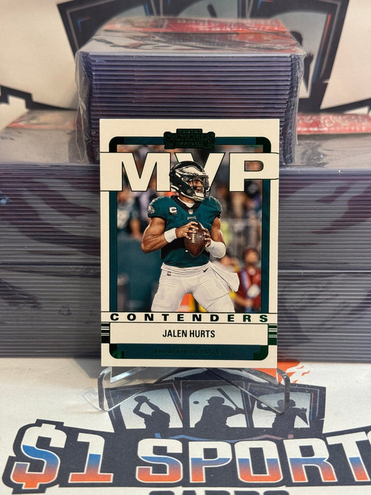 2022 Panini Contenders (Green, MVP) Jalen Hurts #MVP - JHU