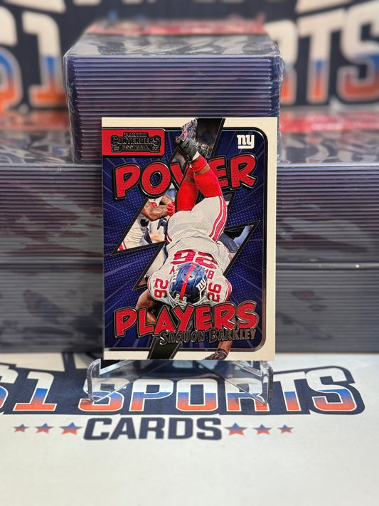 2022 Panini Contenders (Power Players) Saquon Barkley #PWR - SBA