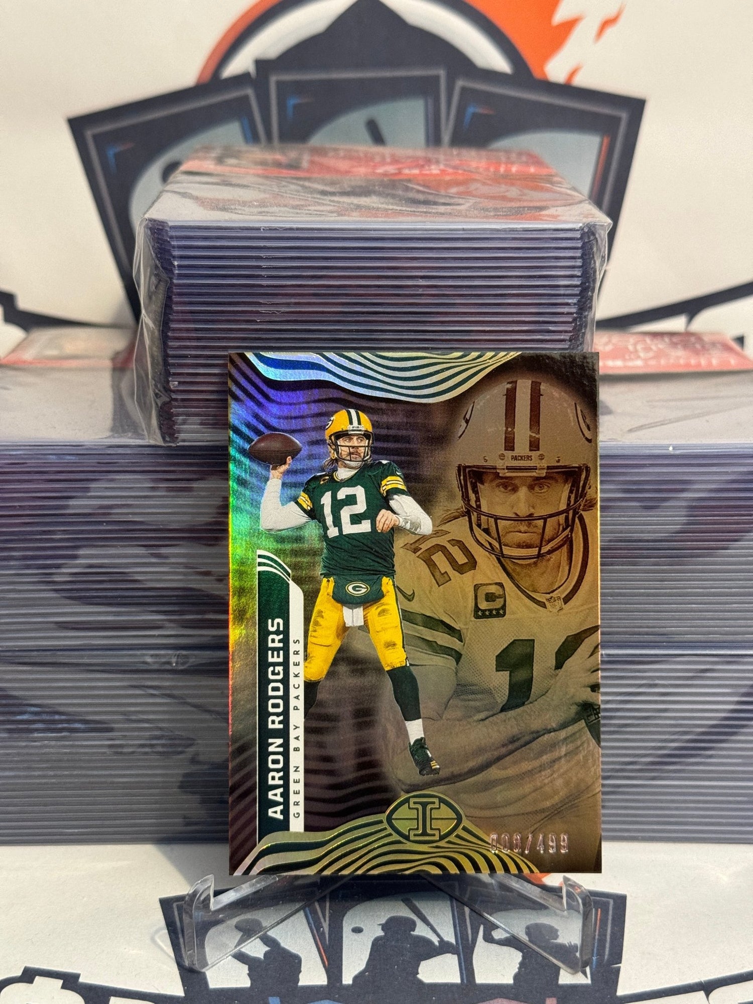 2022 Panini Illusions (Bronze 8/499) Aaron Rodgers #33