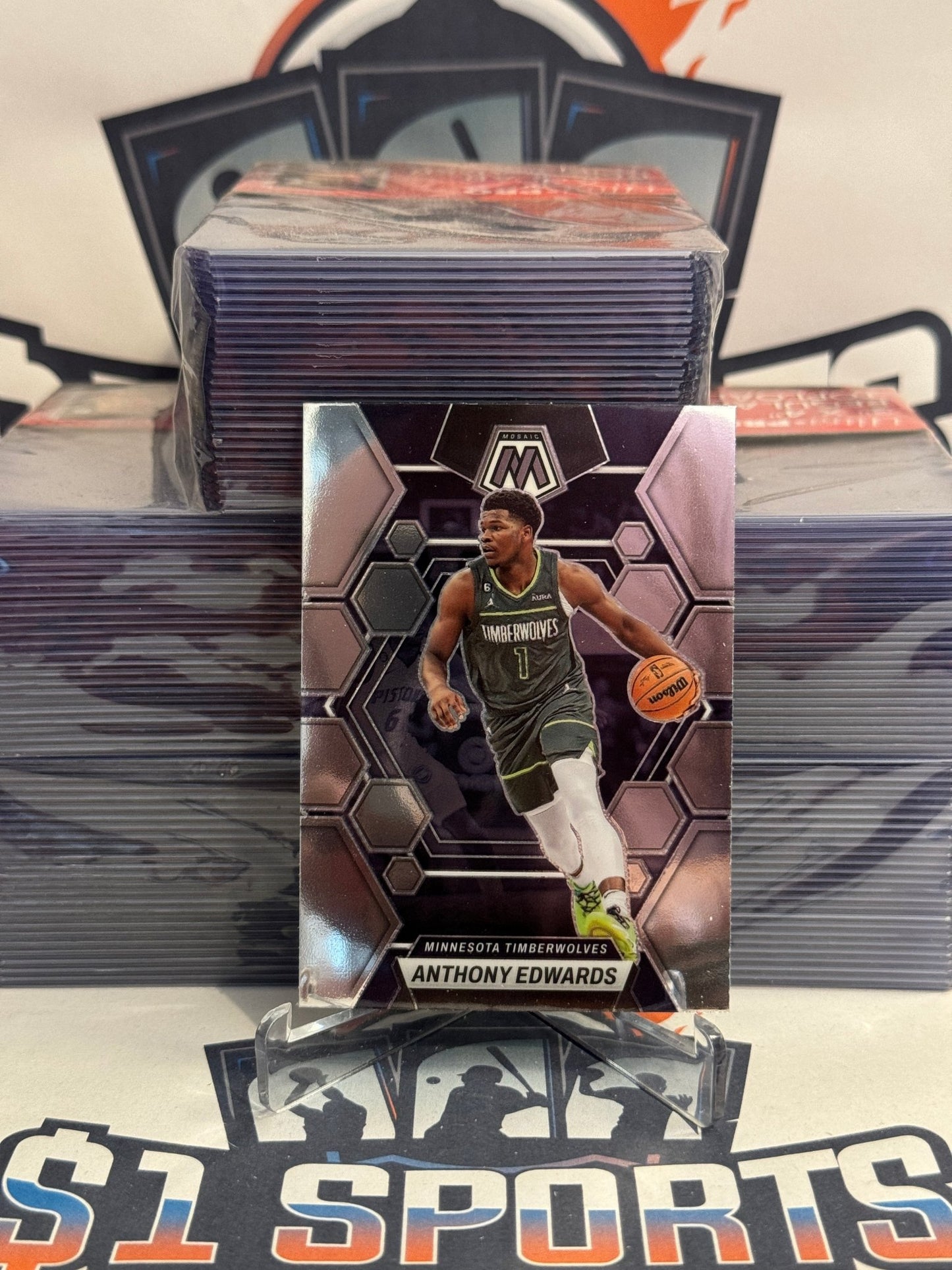 2022 Panini Mosaic Anthony Edwards #26