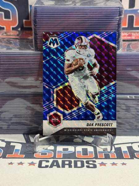 2022 Panini Mosaic Draft Picks (Blue Prizm 66/75) Dak Prescott 48