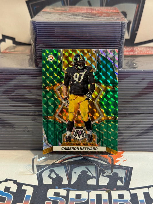 2022 Panini Mosaic (Green Prizm) Cameron Heyward #166