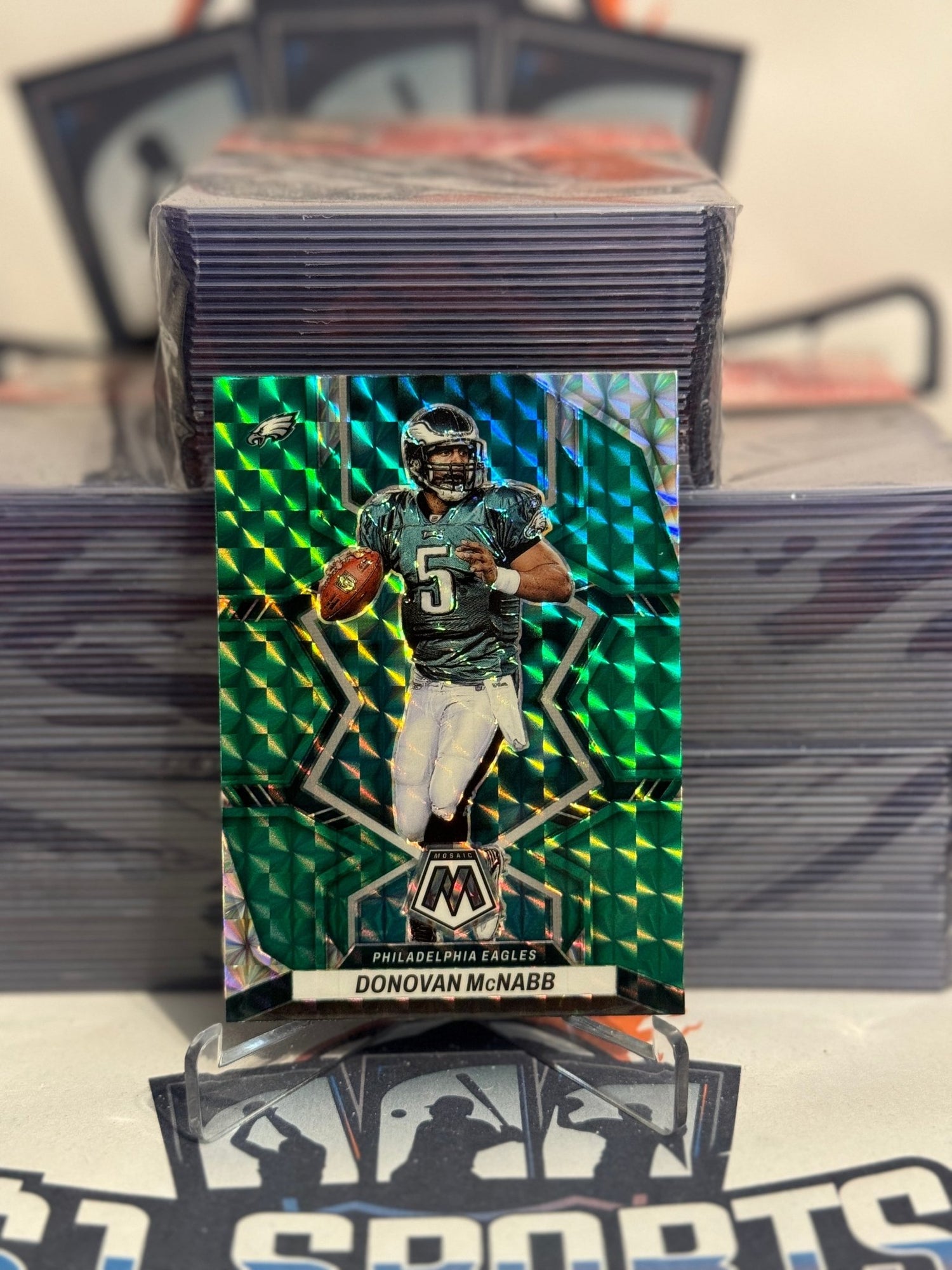2022 Panini Mosaic (Green Prizm) Donovan McNabb #161