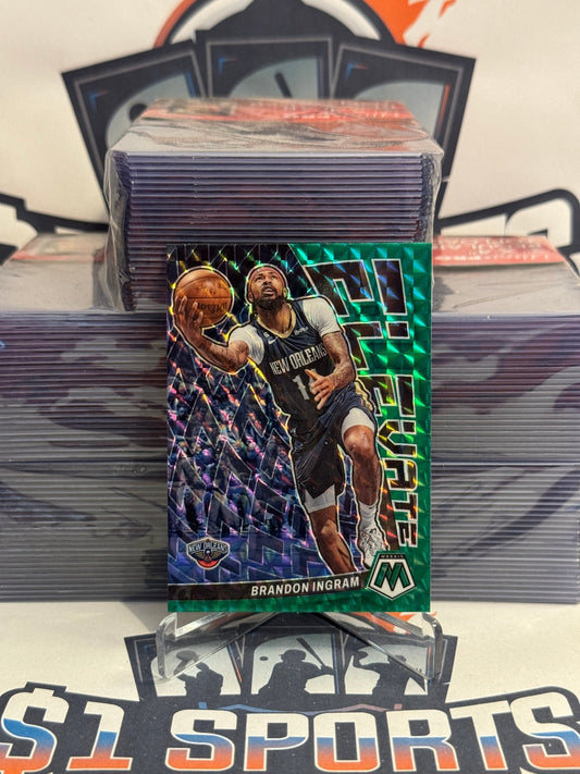 2022 Panini Mosaic (Green Prizm, Elevate) Brandon Ingram #7